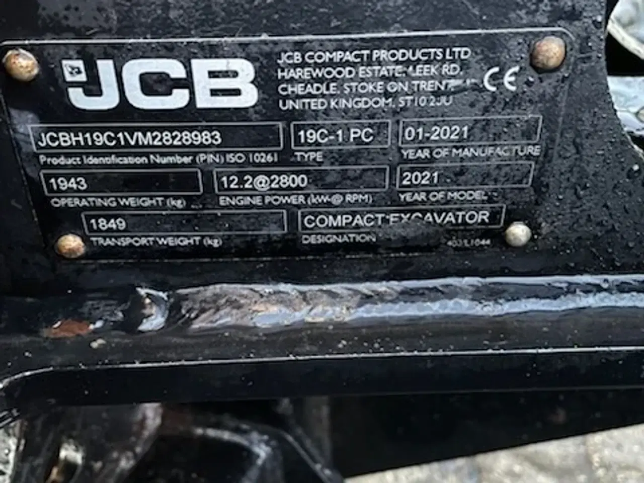 Billede 8 - JCB 19 C 1 udskydelig undervogn og hydudtag