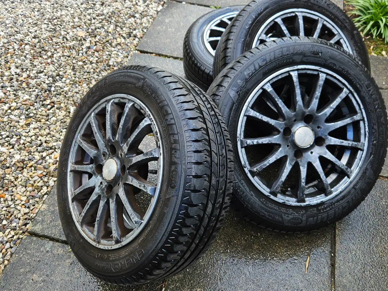 Billede 1 - Alufælge med michelin dæk