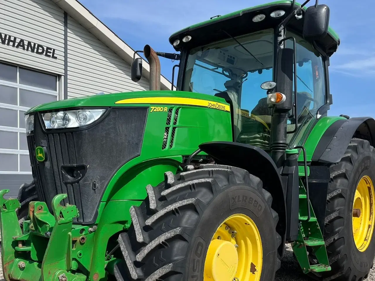 Billede 2 - John Deere 7280R Næsten nye dæk, Autopower og frontlift