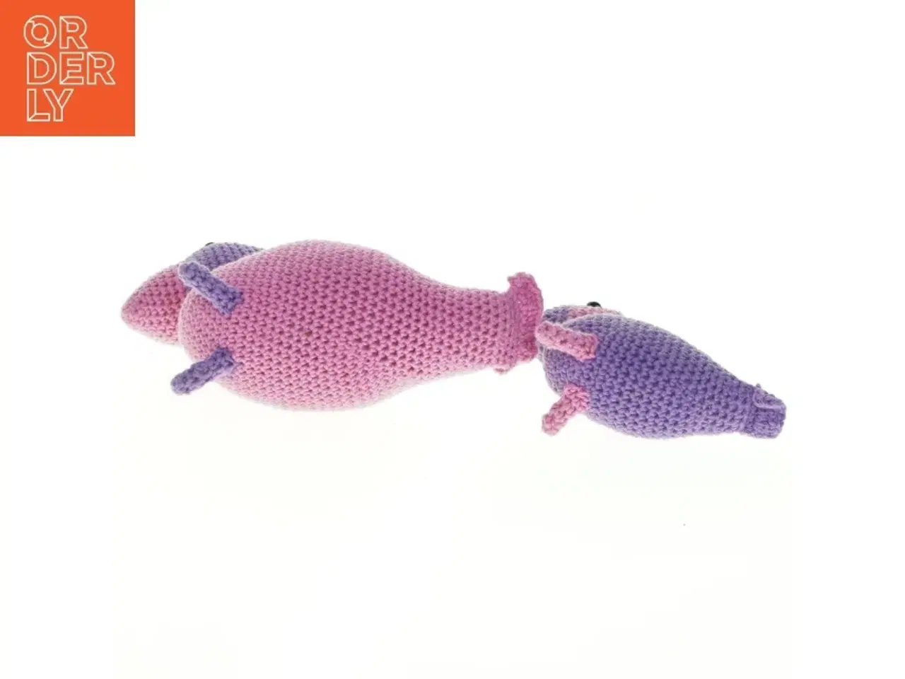 Billede 3 - Hæklede fugle bamser (str. 18 x 11 cm og 12 x 9 cm)