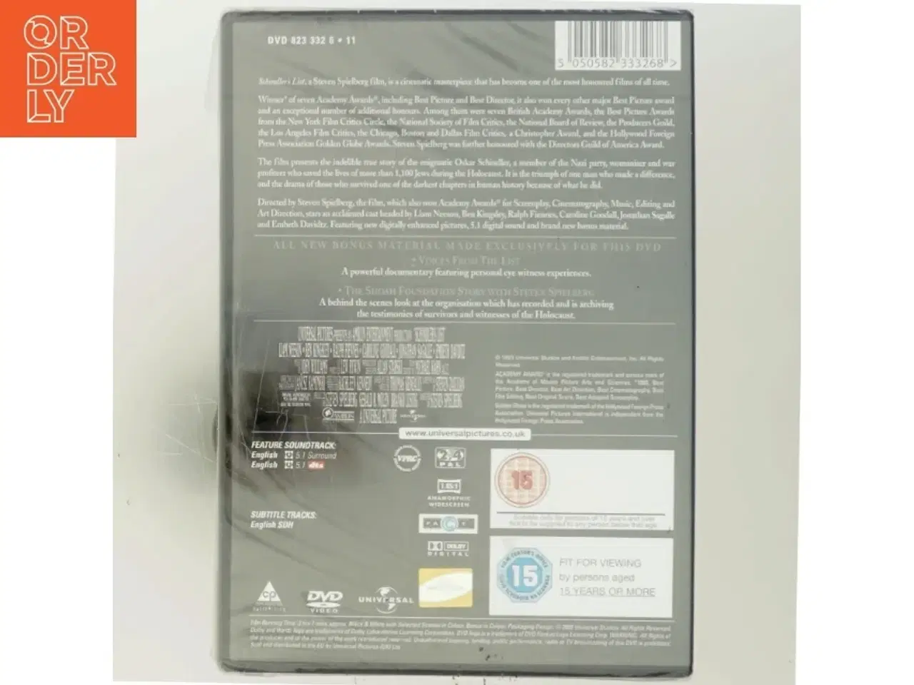 Billede 3 - Schindlers List - Special Edition                                        &lt;span class="label label-blank pull-right" style="margin-ri