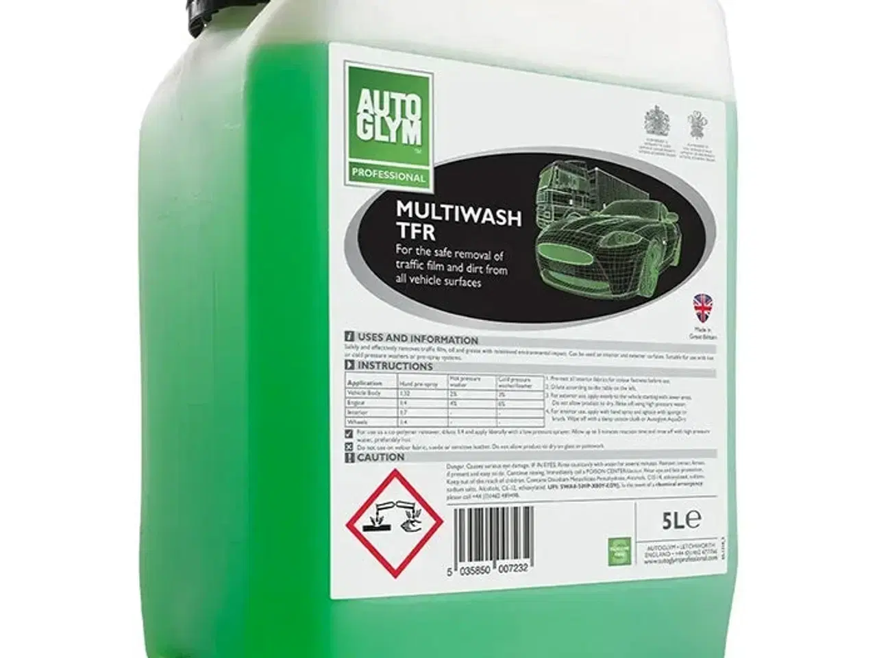Billede 1 - Autoglym Multiwash Tfr 5L Universal rengøringsmiddel