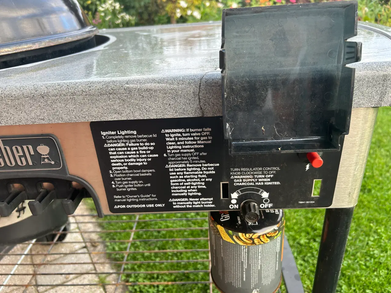 Billede 3 - Weber performer kuglegrill elektronisk tænding