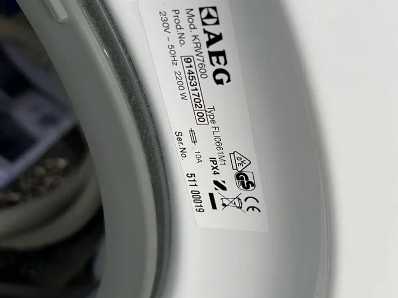 Billede 3 - AEG - vaskemaskine