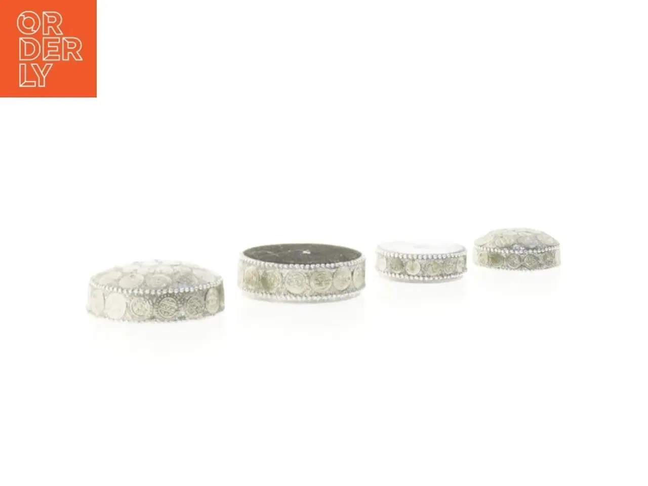 Billede 5 - Dekorative knapper (str. 7,5 x 4,5 cm og 6 x 3,5 cm)