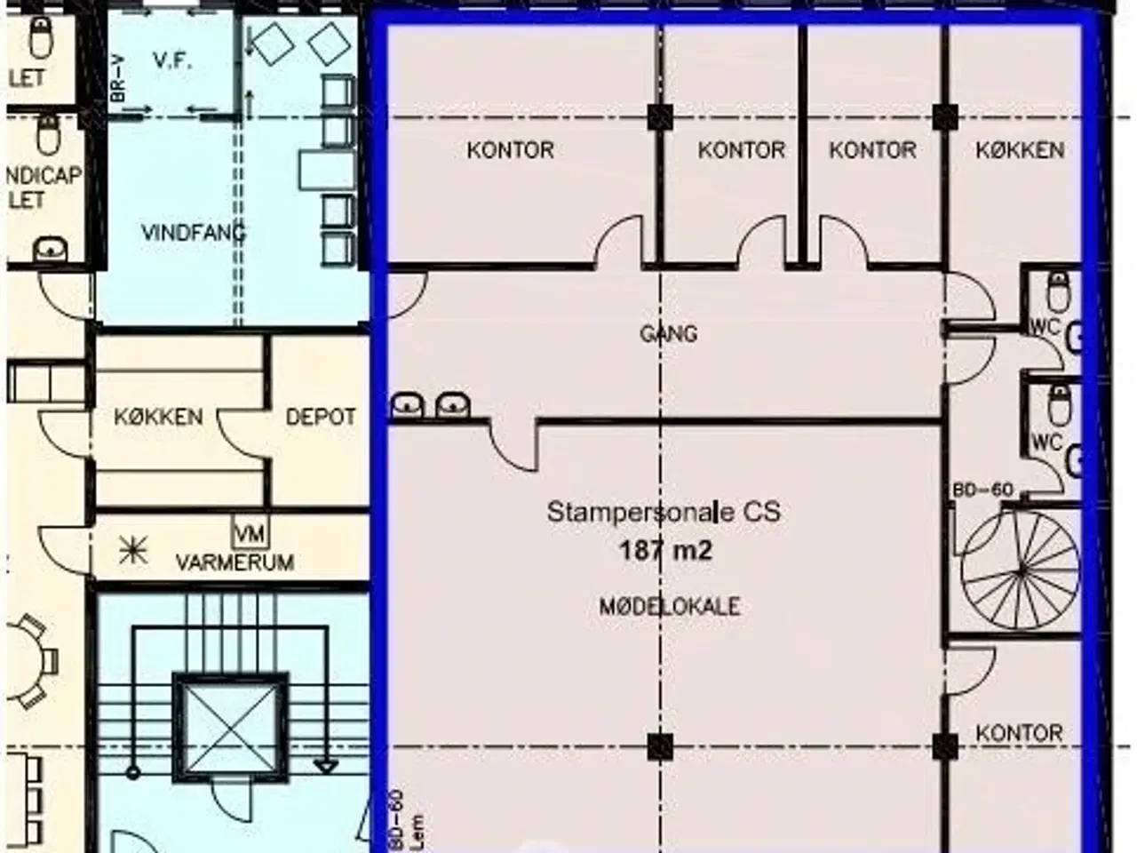 Billede 29 - Pæne kontorlokaler med attraktiv trappeleje