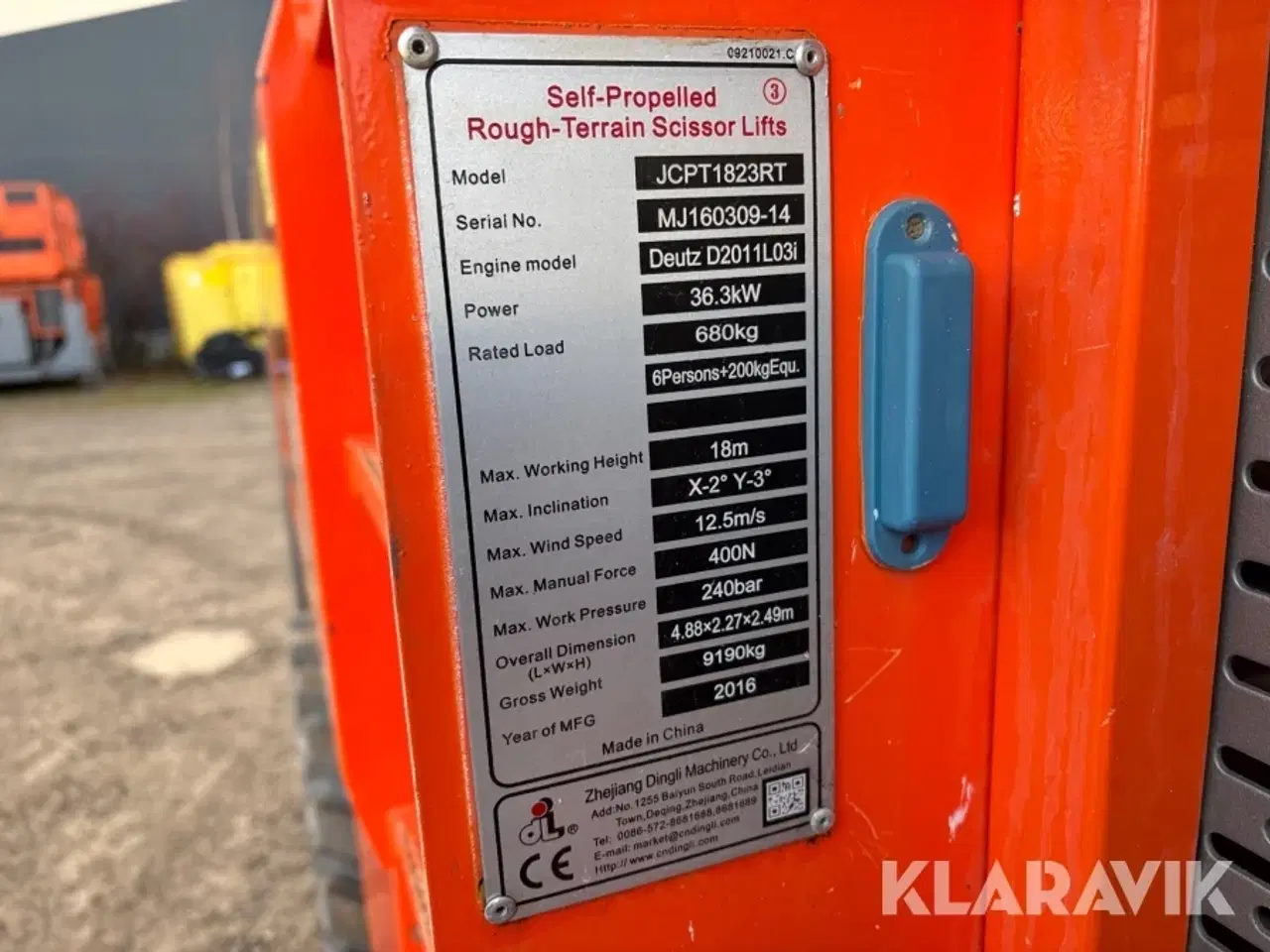 Billede 11 - Sakselift Dingli JCPT1823RT