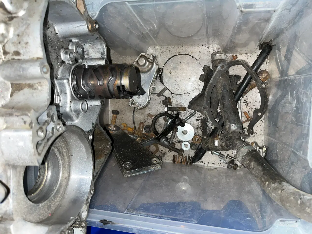 Billede 3 - Yamaha YZ125 4JY- 1994 motor brugte reservedele