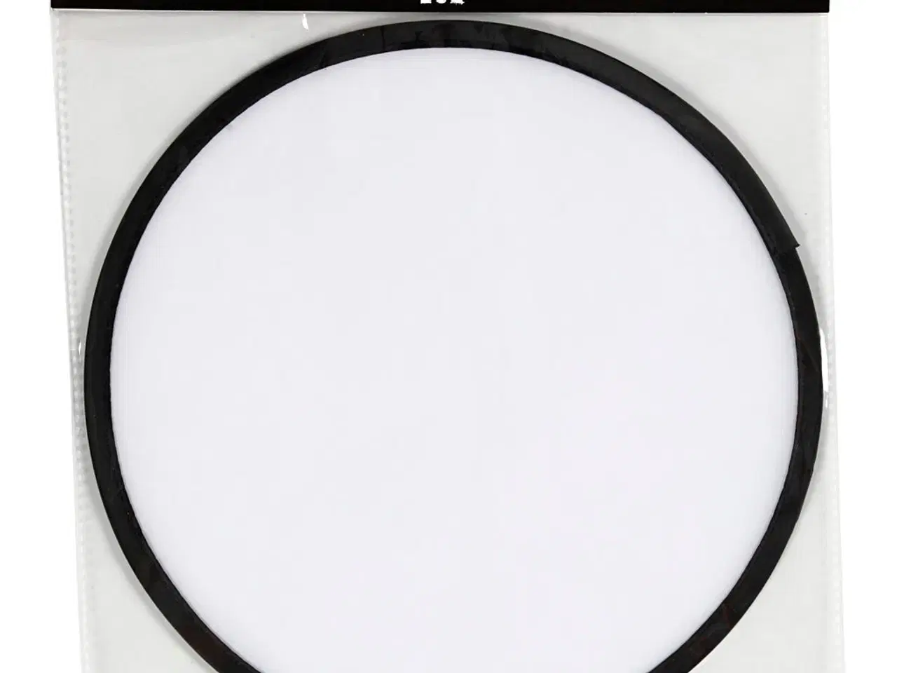 Billede 1 - Sammenklappelig Frisbee 25 cm - Hvid Polyamid