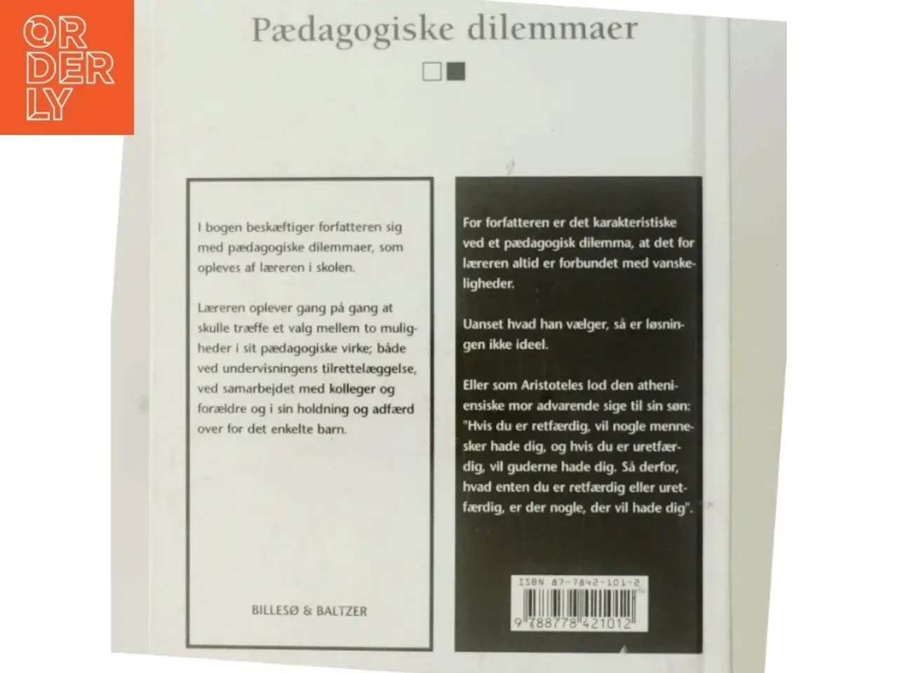 Billede 3 - Pædagogiske dilemmaer af Niels Jørgen Bisgaard (Bog)
