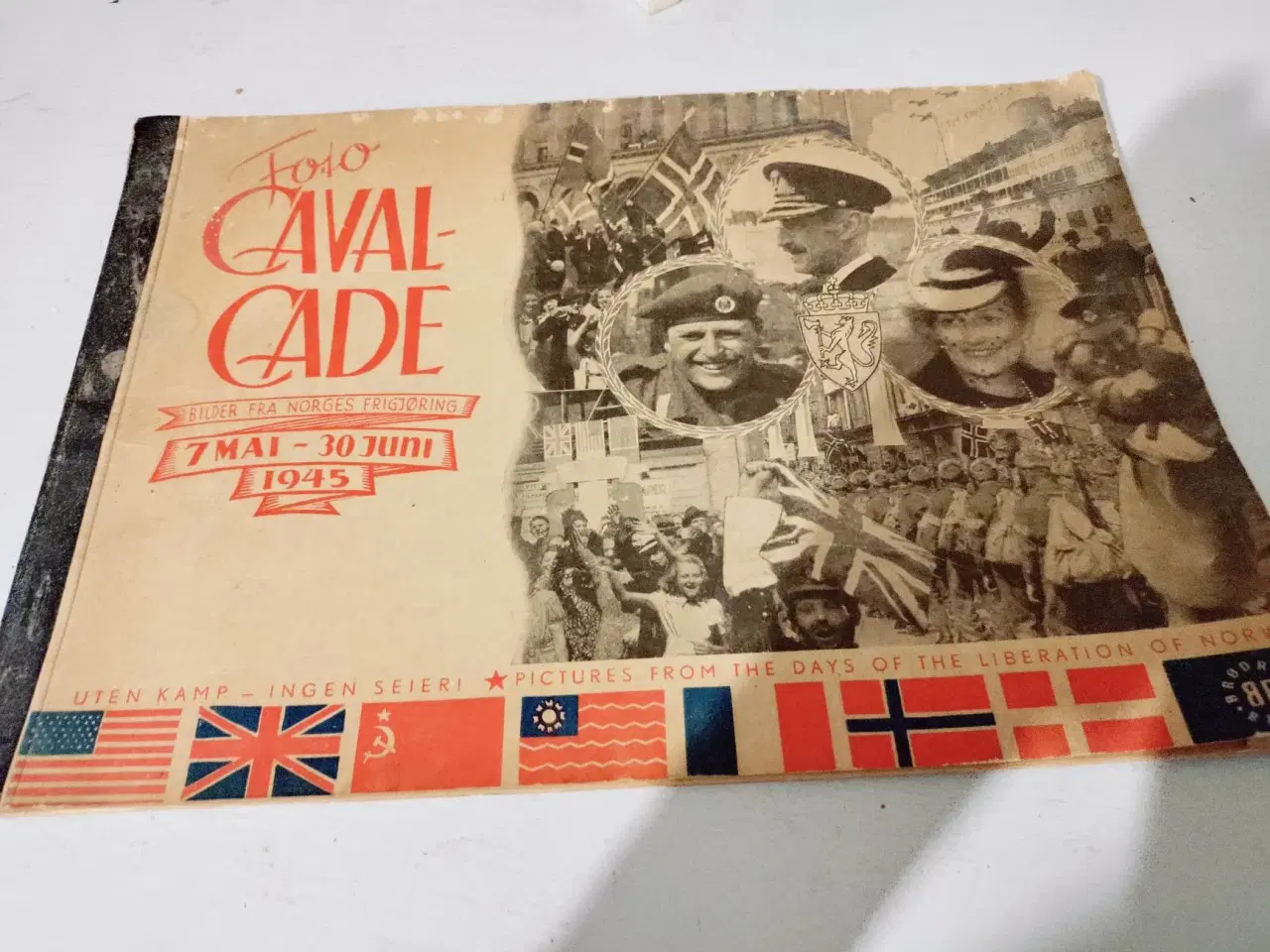 Billede 1 - foto caval-cade om norges befrielse