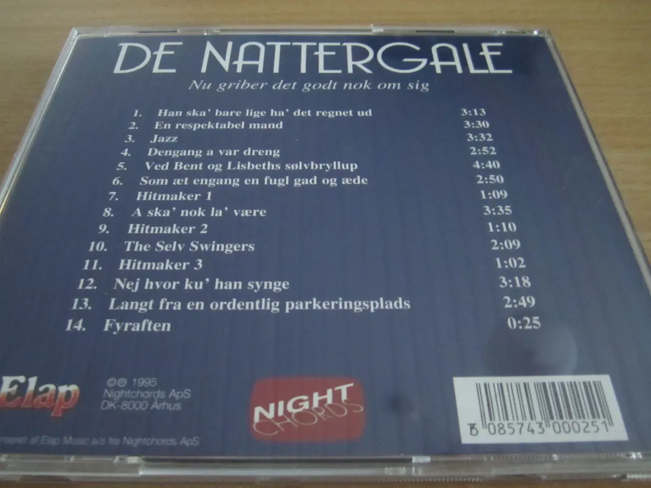 Billede 2 - DE NATTERGALE. Cd. 1995.