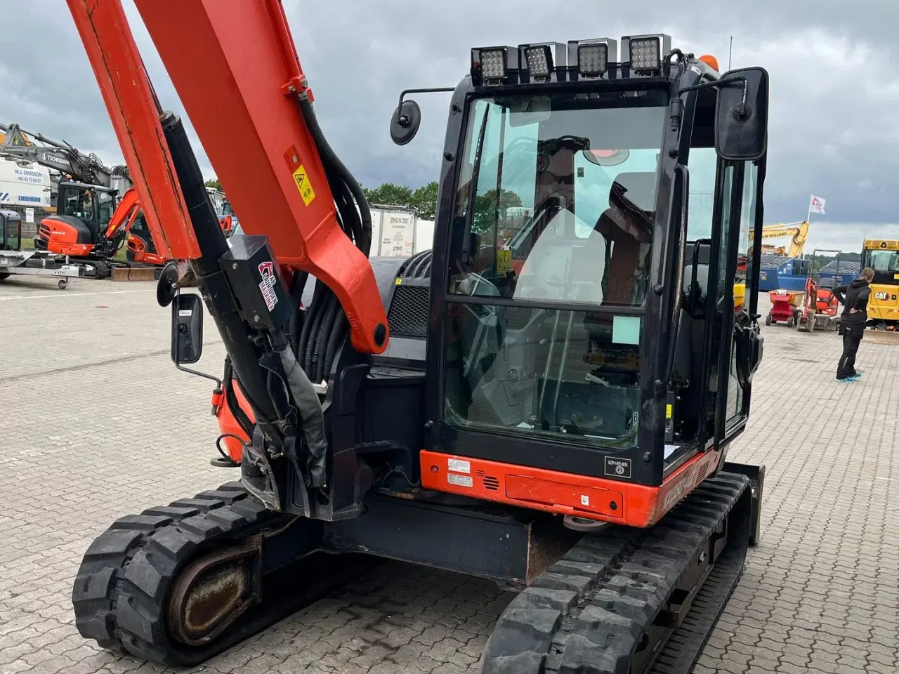 Billede 6 - Kubota KX080-4 Engcon rotortilt og centralsmørring
