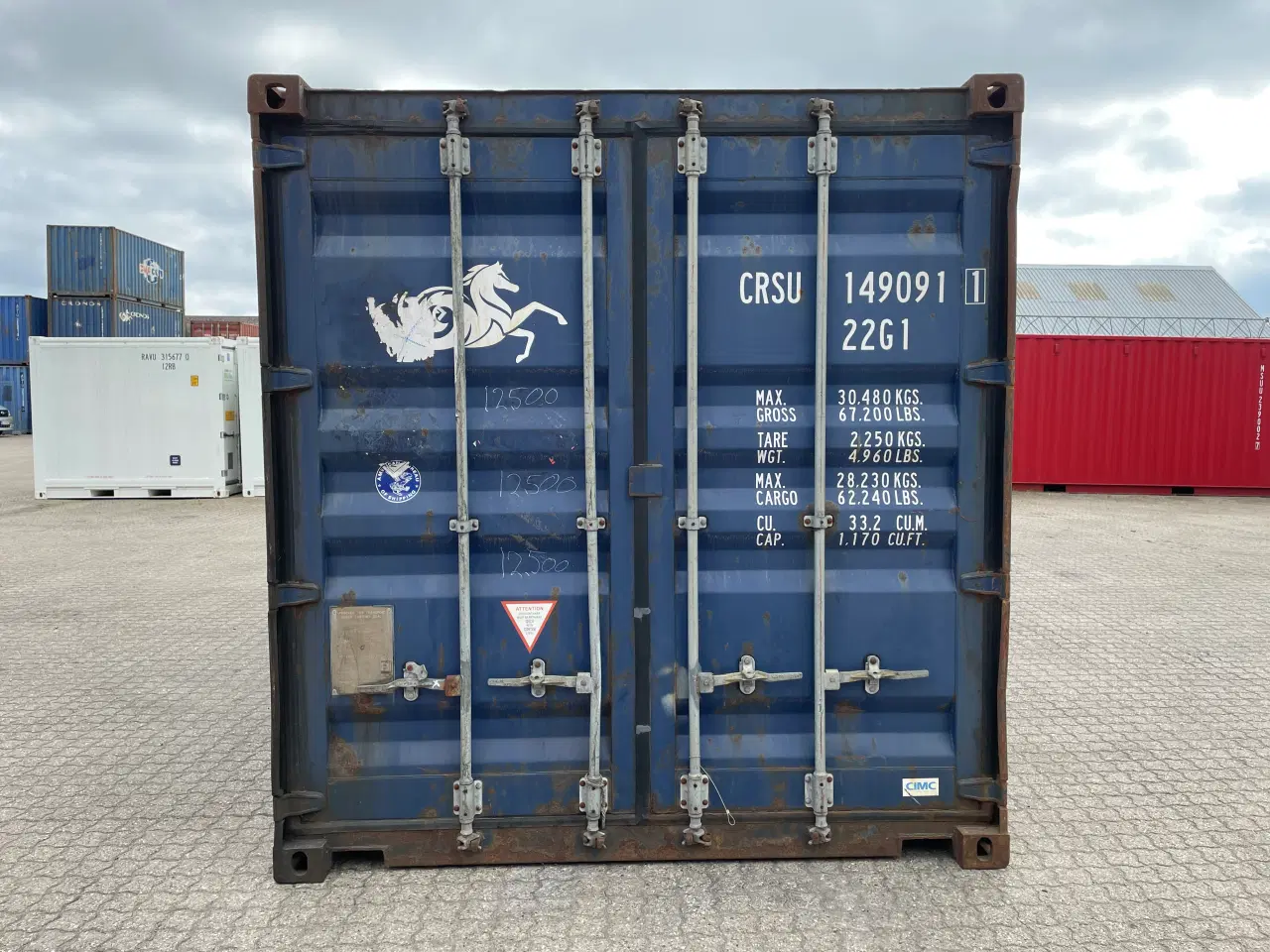 Billede 1 - 20 fods Container- ID: CRSU 149091-1