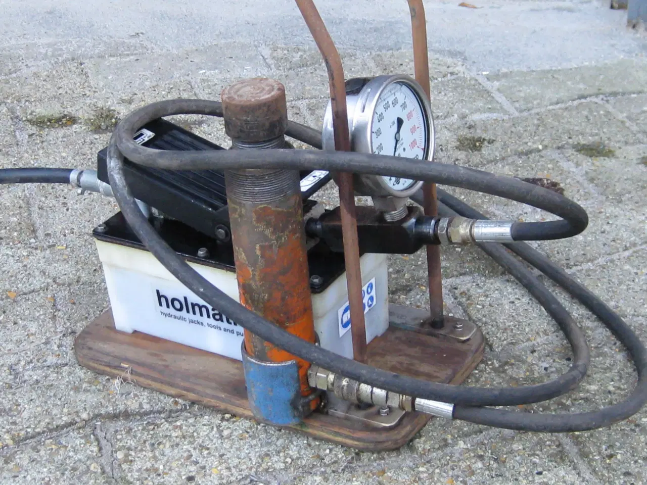 Billede 3 - Hydraulik luftpumpe 700 bar m. cylinder