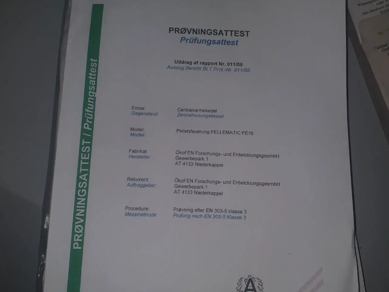 Billede 6 - ÖkoFEN stokerfyr - selvrensende, m/snegl til lager