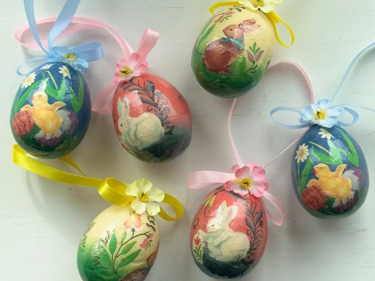 Billede 2 - 6 retro påskeæg