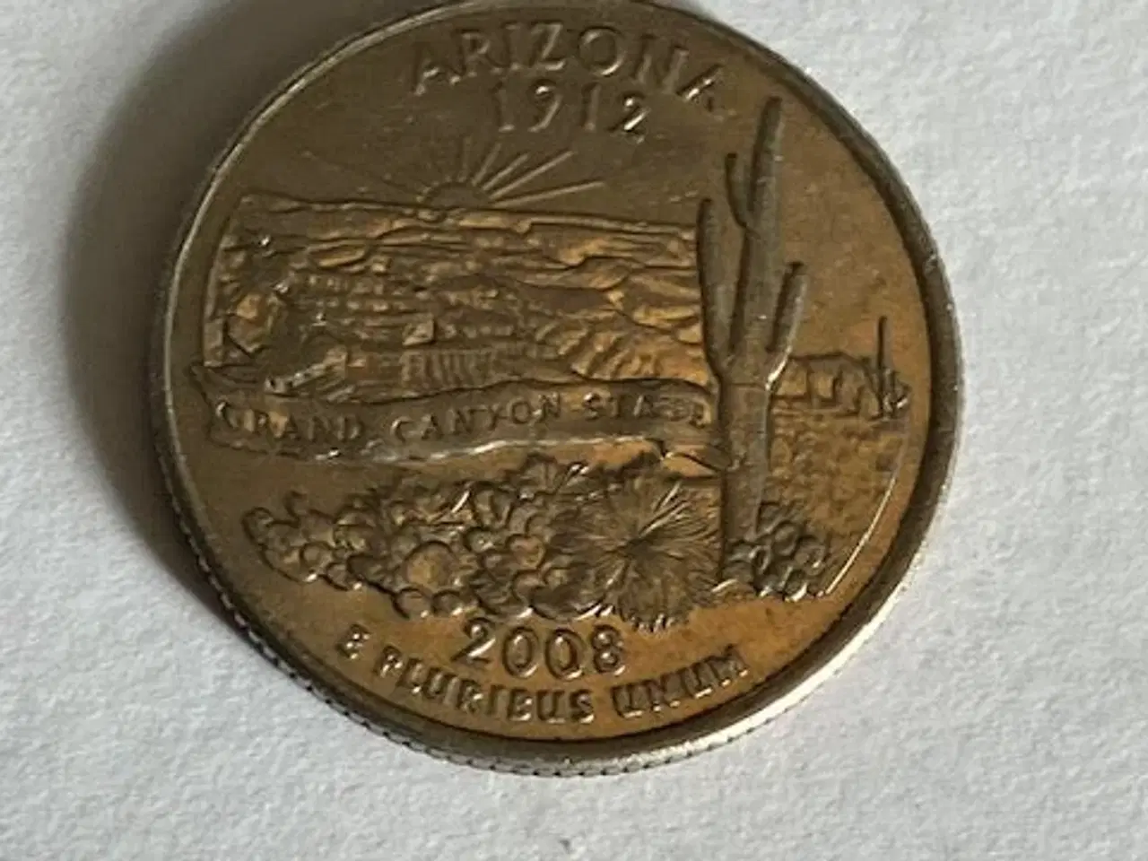 Billede 1 - Quarter Dollar 2008 Arizona USA