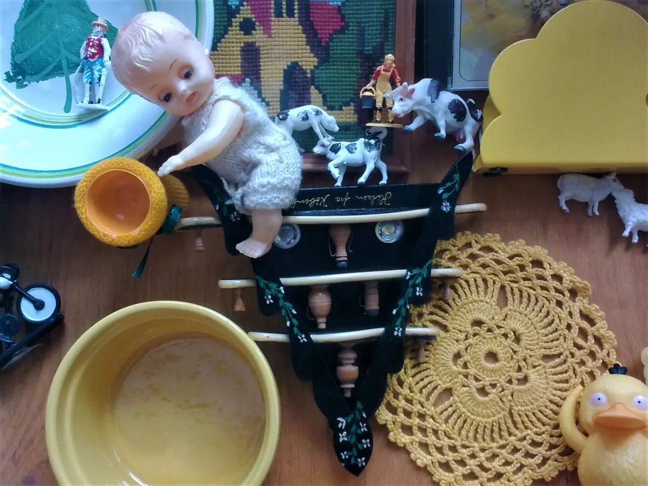 Billede 12 - Miniature Amagerhylde i træ & 1960r sjov!