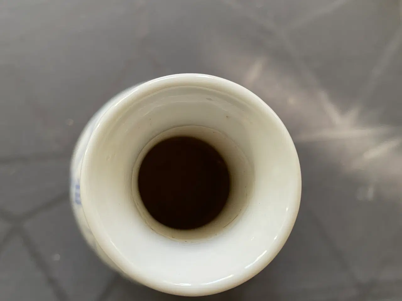 Billede 3 - Fattigmands musselmalet vase