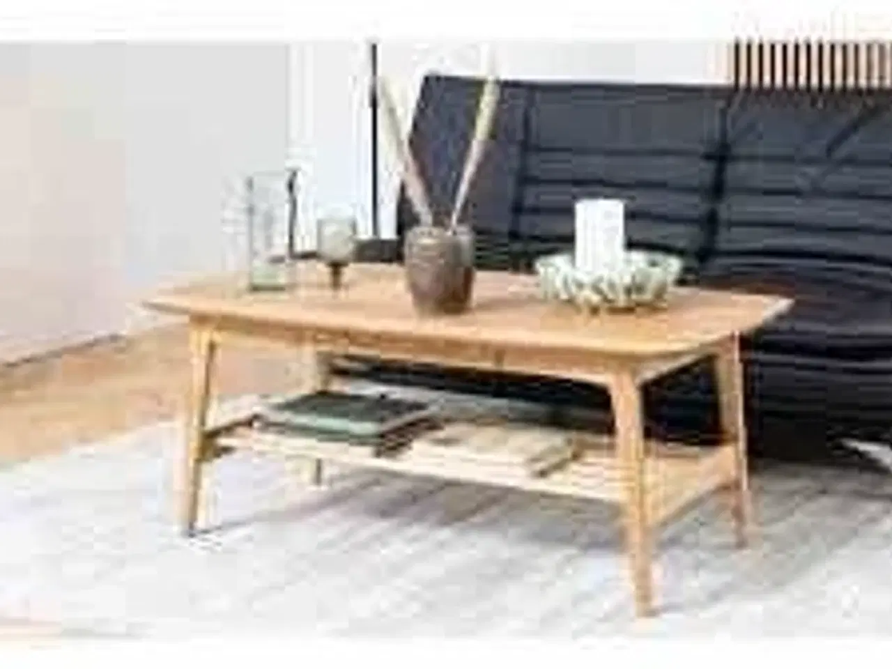 Billede 1 - Emma Sofabord med skuffe og hylde