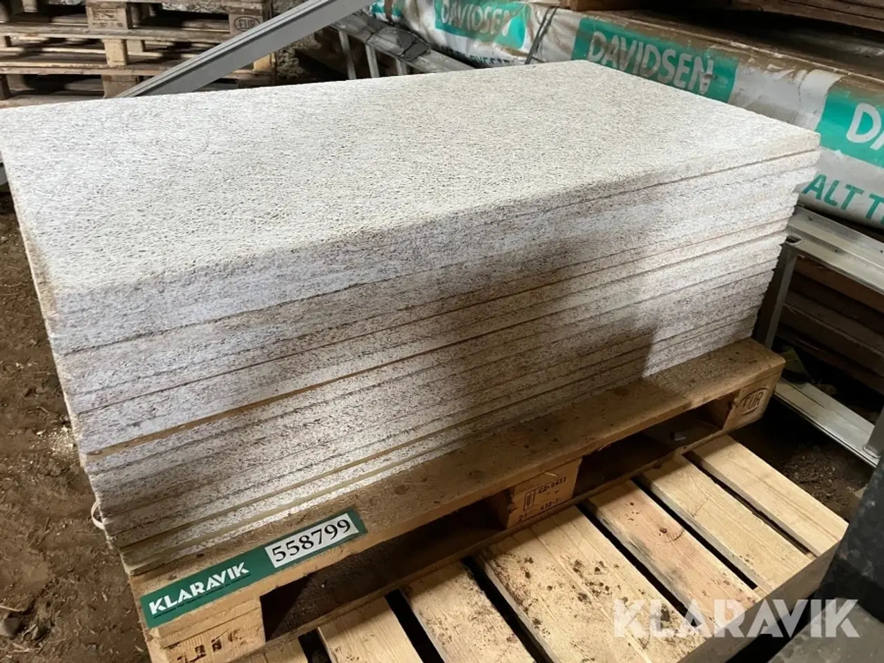 Billede 10 - Loftplader Træbeton hvid / fin - 16 styk