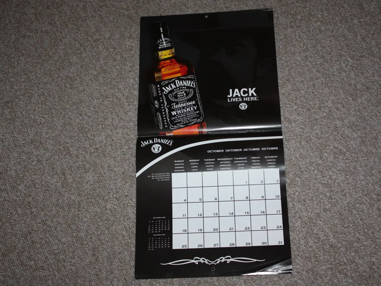 Billede 3 - Jack Daniels Whisky kalender 2009 passer til 2026