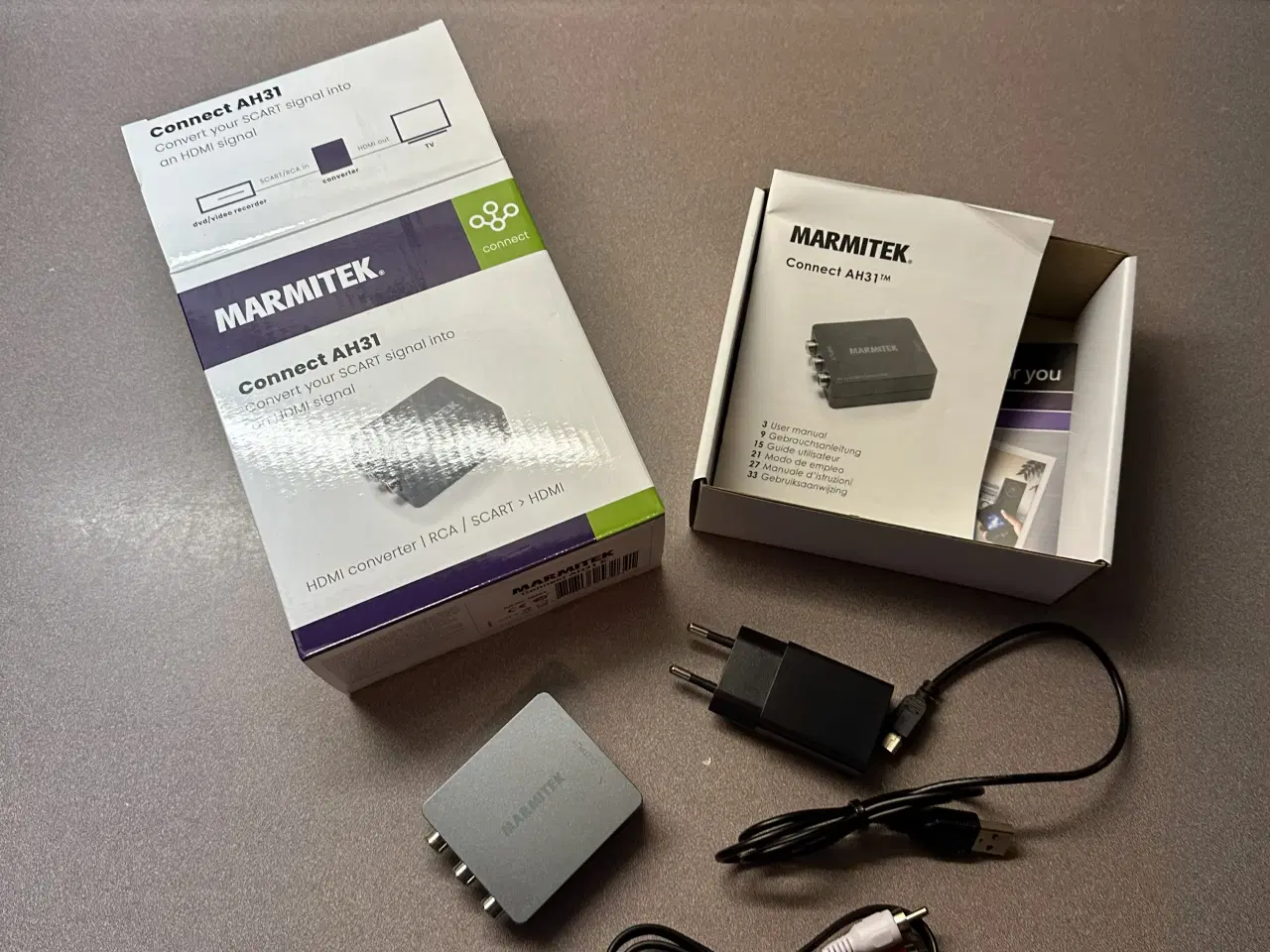 Billede 1 - Marmitek Connect AH31 SCART/RCA - HDMI konverter