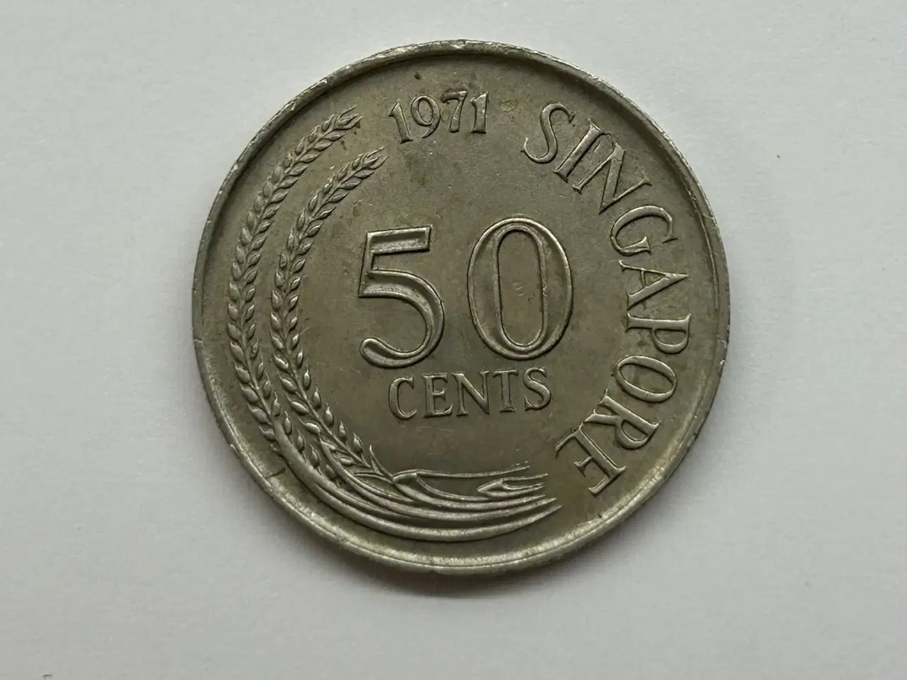 Billede 1 - 50 Cents Singapore 1971