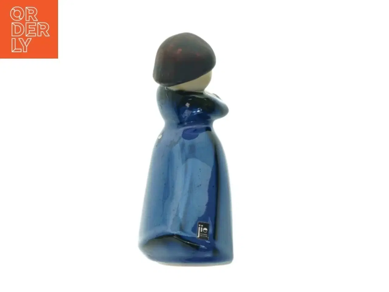 Billede 5 - Keramikfigur af kvinde fra JIE (str. 12 cm)