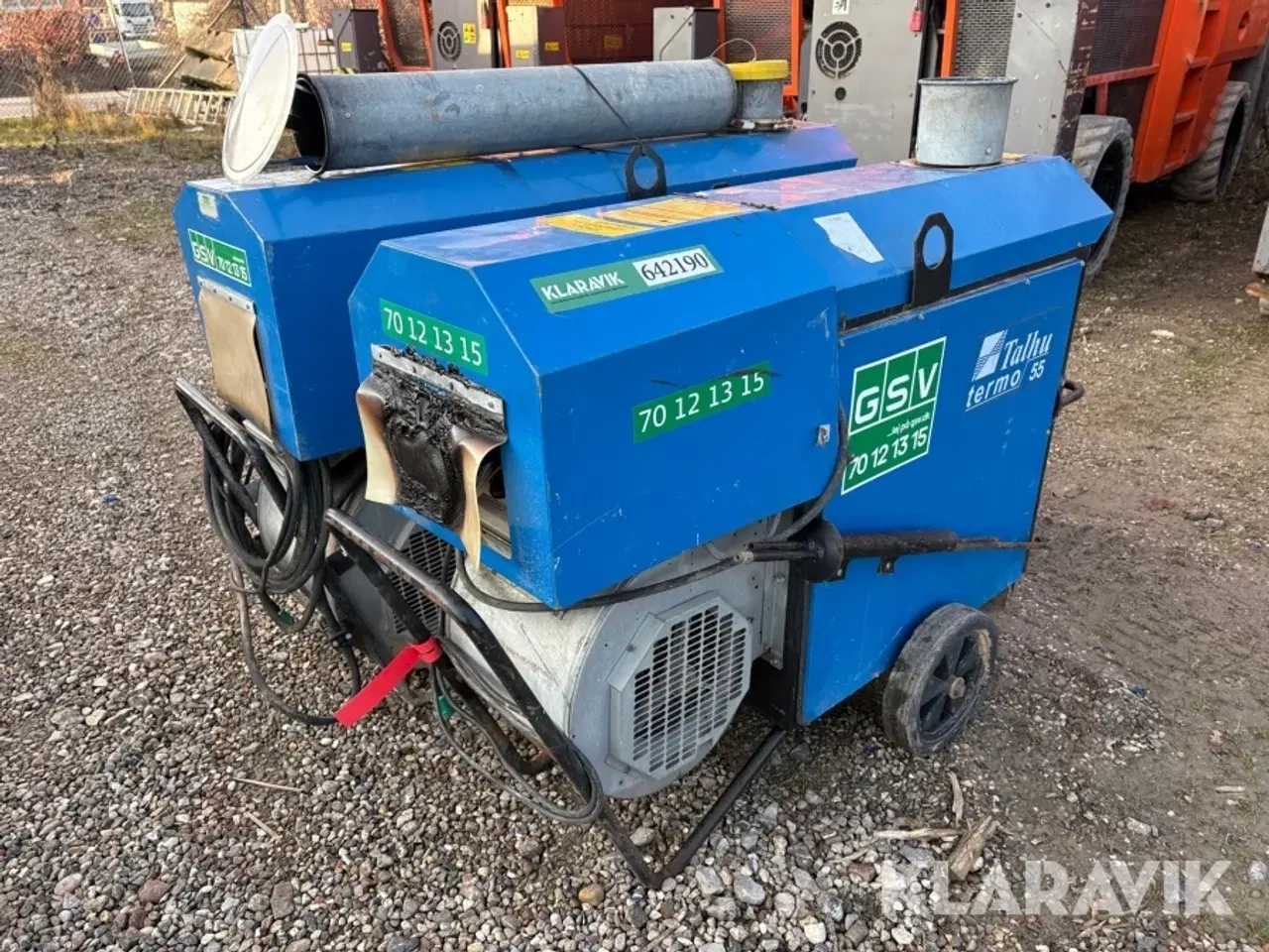 Billede 1 - Varmekanoner Talhu Termo 110 & 55 2 styk