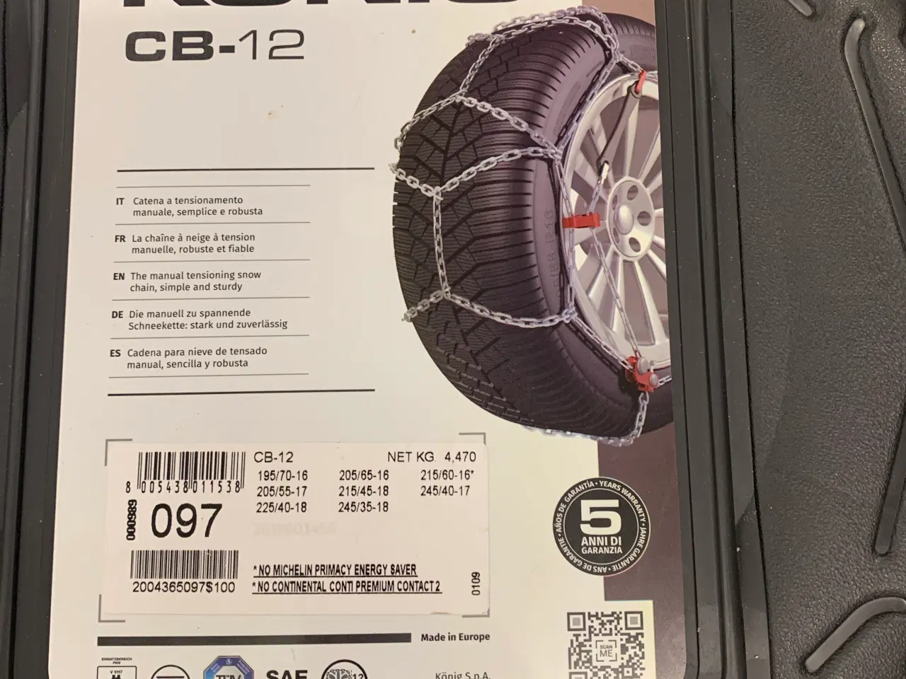 Billede 1 - Snekæder KÖNIG CB-12 097