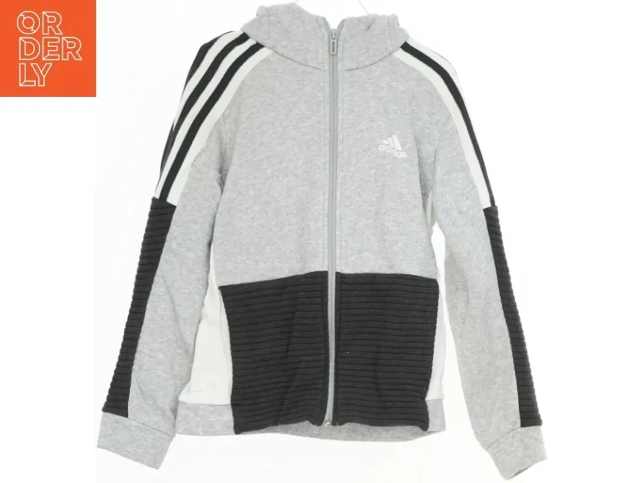 Billede 1 - Hættetrøje med lynlås og logo fra Adidas (str. 140)