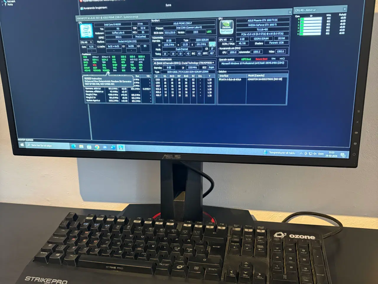 Billede 1 - Komplet stationær computer gaming setup