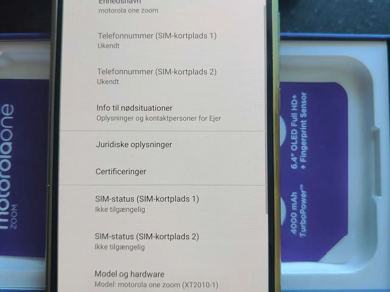 Billede 8 - Motorola One Zoom Sælges