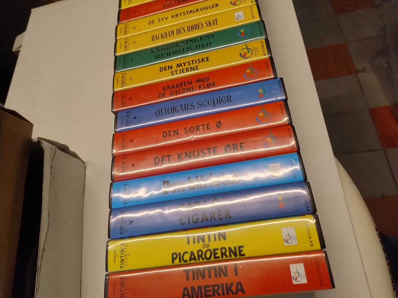 Billede 7 - Tintin VHS 21 FORSKELLIGE 