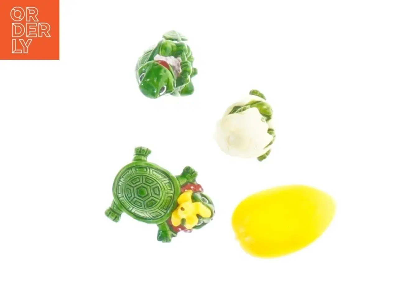 Billede 3 - Skilpadder fra kinderæg (str. 4 x 2 cm)