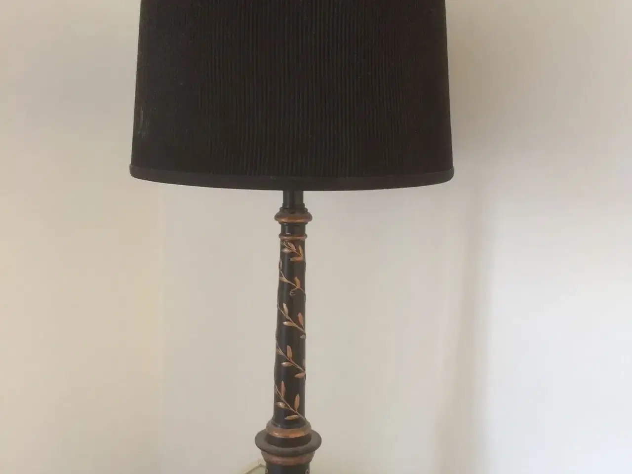 Billede 4 - Høje lamper, sort med kobberfarve