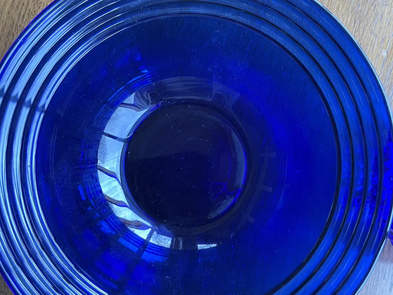 Billede 4 - 2 blå skåle i glas