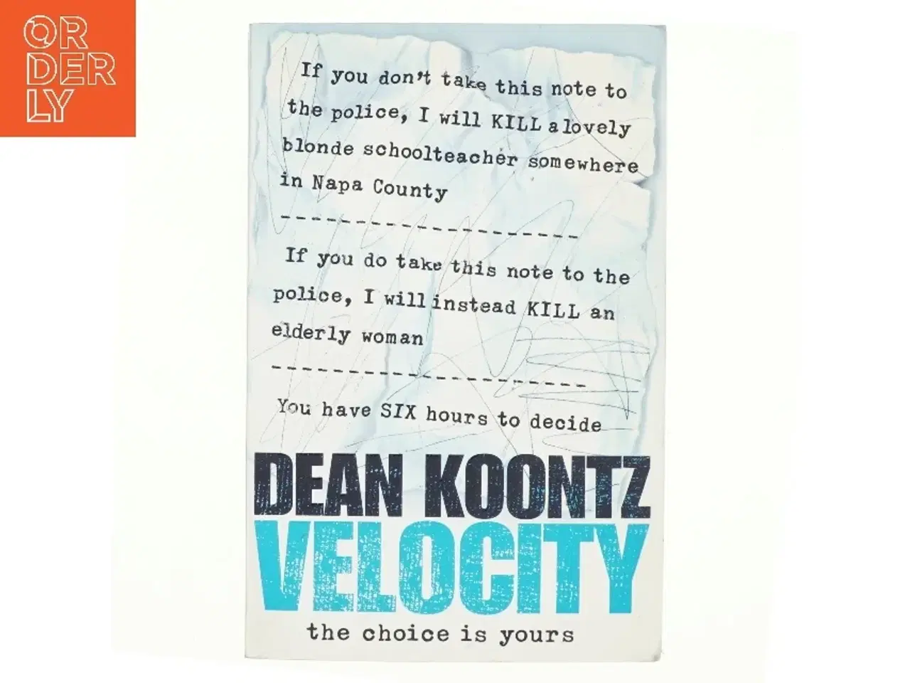 Billede 1 - Velocity af Dean Koontz (Bog)
