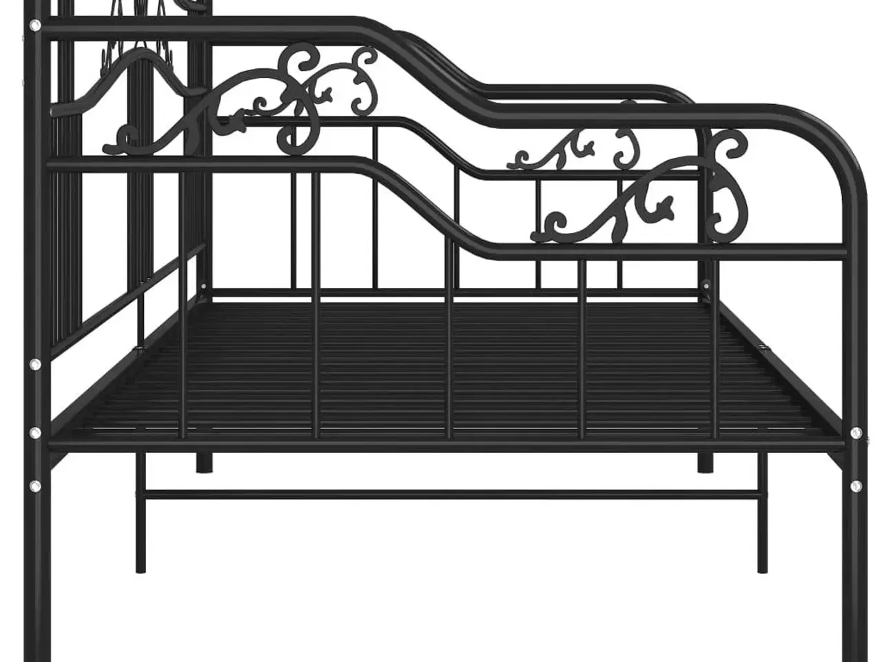 Billede 5 - Sengestel til sovesofa 90x200 cm metal sort