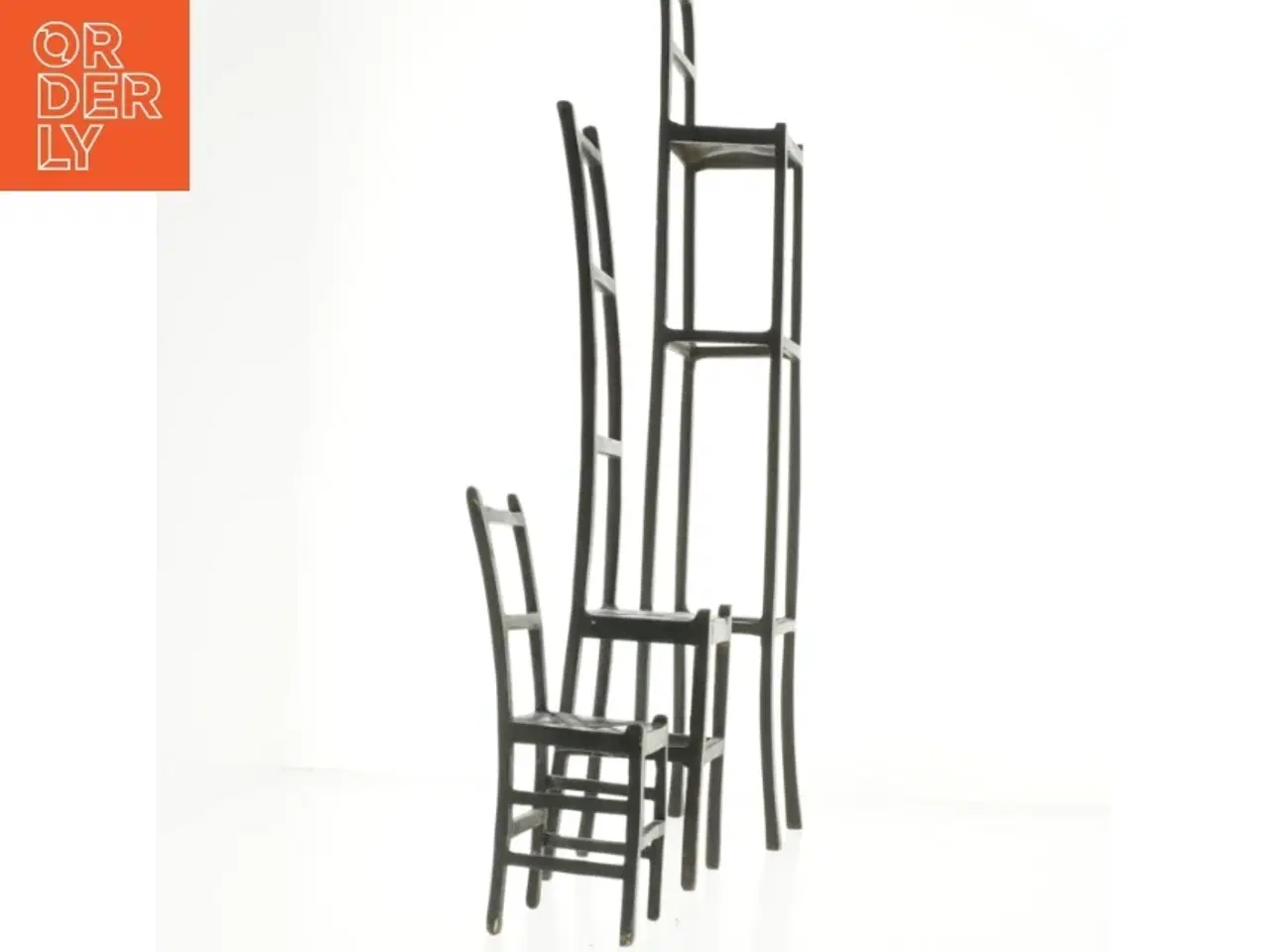Billede 2 - Sort stol dekoration (str. 19&38&51 cm)