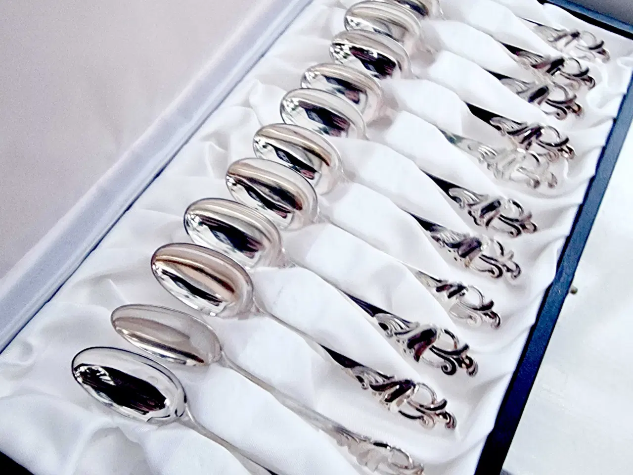 Billede 1 - 12 skeer 830S sølv 124 gram