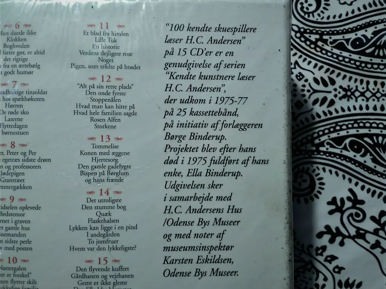 Billede 3 - 100 kendte skuespiller læser H.C. Andersen, 15CDèr