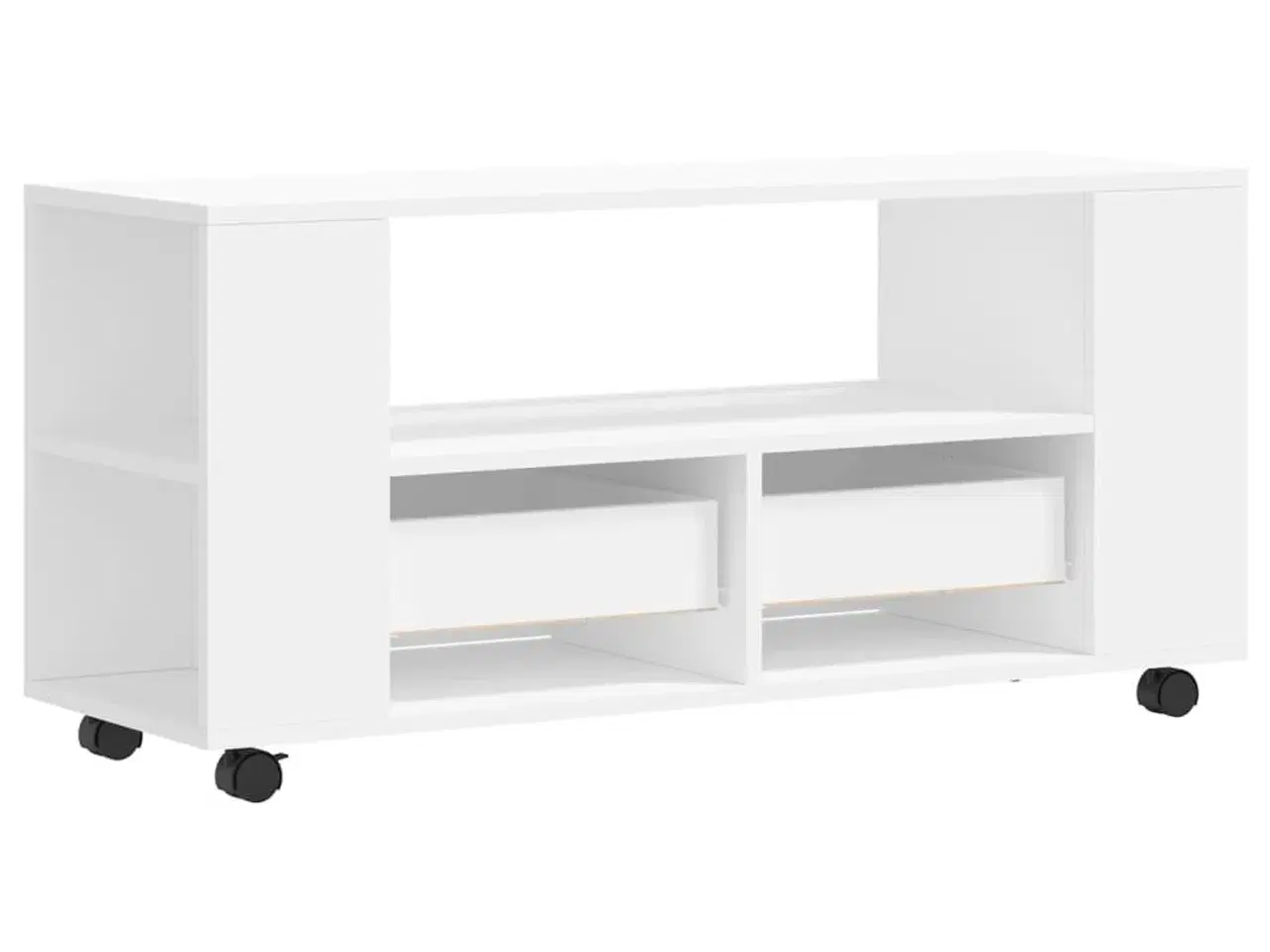 Billede 8 - Tv-bord 102x34,5x43 cm konstrueret træ hvid