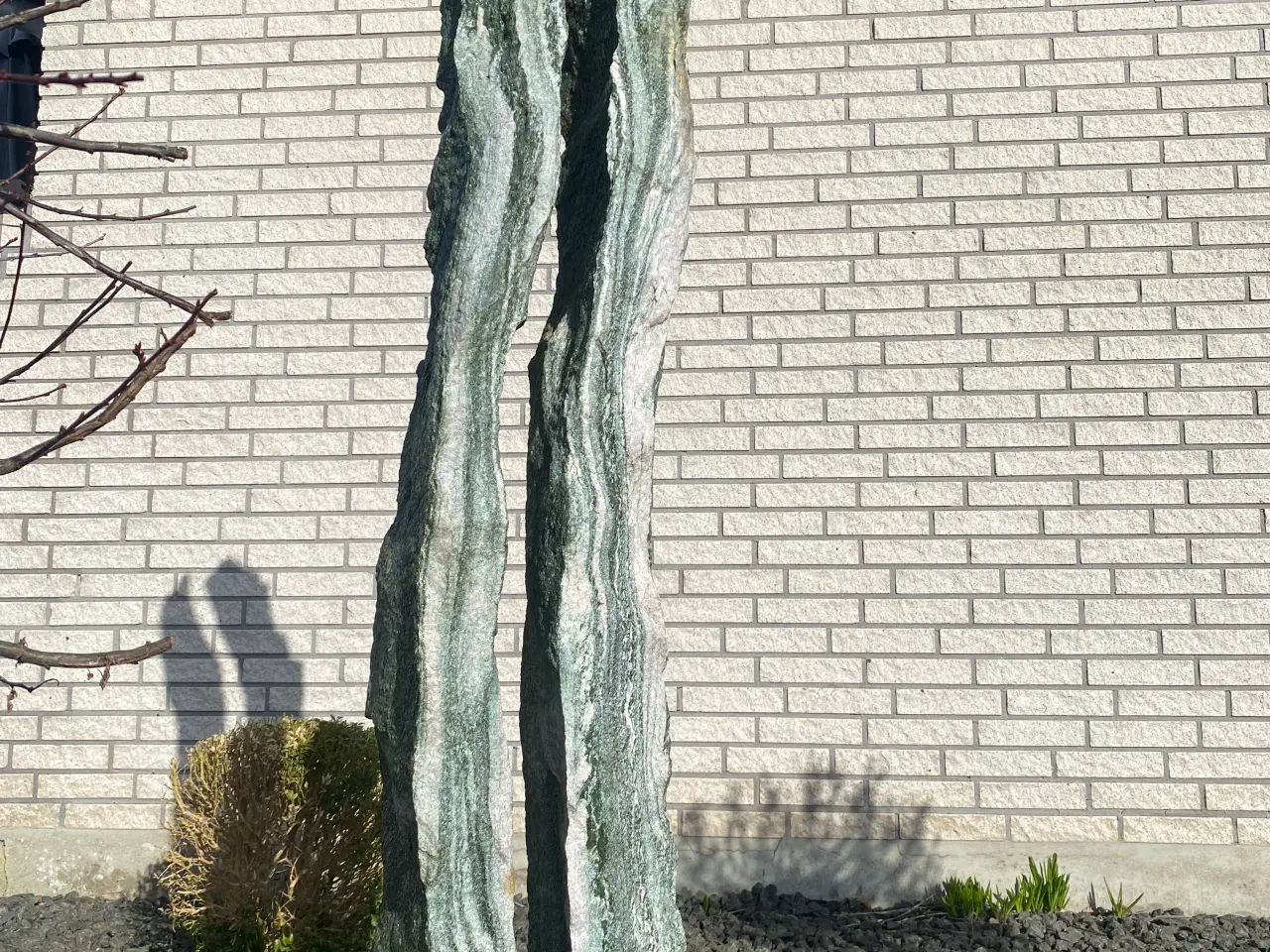 Billede 1 - Smuk og unik norsk granitskulptur til haven