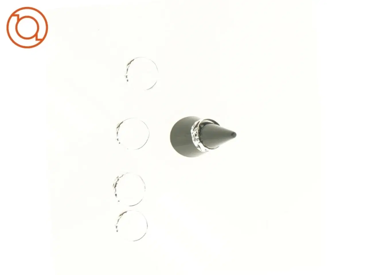 Billede 3 - 5 stk. Fingerringe stål