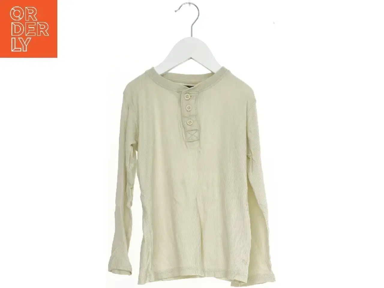 Billede 1 - Langærmet bluse med knapper fra H&M (str. 104)