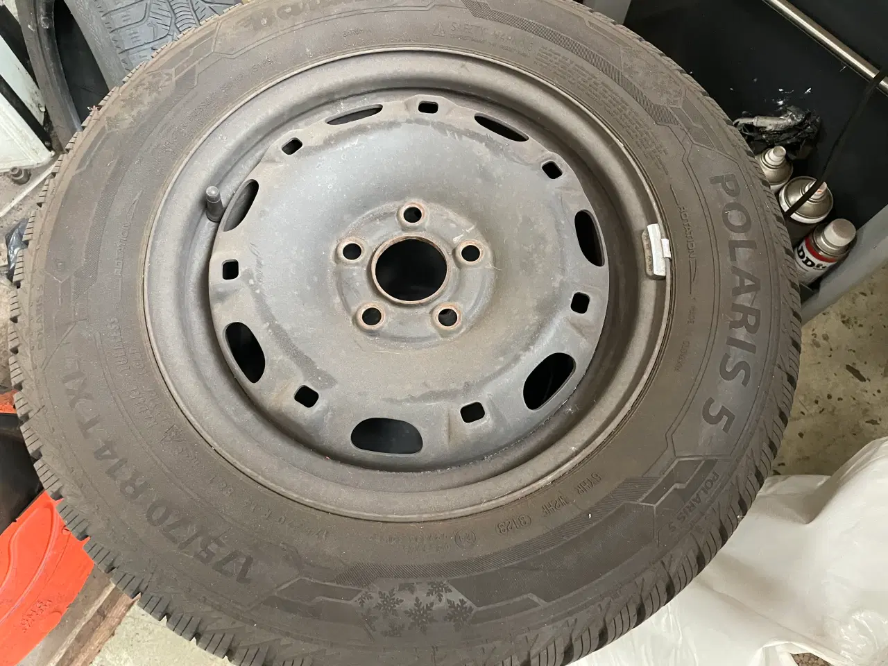 Billede 2 - Vinterhjul 5x100 VW SEAT SKODA
