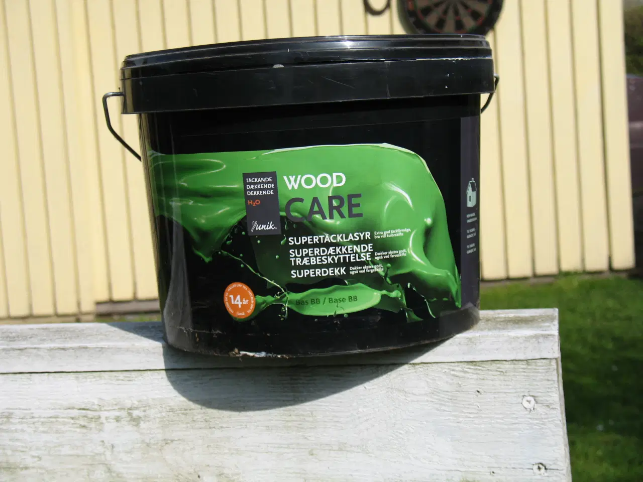 Billede 2 - Træbeskyttelse Yunik superdækkende 10 liter skifer